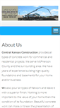 Mobile Screenshot of centralkansasconstruction.com
