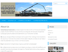 Tablet Screenshot of centralkansasconstruction.com